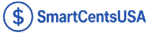 “SmartCentsUSA logo featuring a bold white dollar sign within a circle, paired with clean sans-serif text on a textured black background. Symbolizes financial clarity, trust, and modern outreach.”